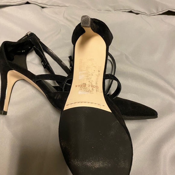 Cole Haan Suede Ankle Strap Pumps - Picture 6 of 9